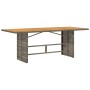 Set comedor jardín 7 pzas y cojines ratán sintético gris de vidaXL, Conjuntos de jardín - Ref: Foro24-3212710, Precio: 914,74...