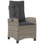 Set comedor jardín 7 pzas y cojines ratán sintético gris de vidaXL, Conjuntos de jardín - Ref: Foro24-3212710, Precio: 914,74...