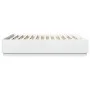 Estructura cama y luces LED madera ingeniería blanca 200x200 cm de vidaXL, Camas y somieres - Ref: Foro24-3209583, Precio: 19...