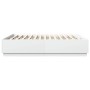 Estructura cama y luces LED madera ingeniería blanca 200x200 cm de vidaXL, Camas y somieres - Ref: Foro24-3209583, Precio: 19...