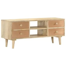 Mueble para la TV madera maciza de mango 110x30x45 cm de vidaXL, Muebles TV - Ref: Foro24-287874, Precio: 178,34 €, Descuento: %