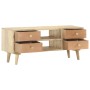 Mueble para la TV madera maciza de mango 110x30x45 cm de vidaXL, Muebles TV - Ref: Foro24-287874, Precio: 180,50 €, Descuento: %