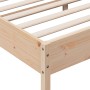 Estructura de cama con cabecero madera maciza pino 180x200 cm de vidaXL, Camas y somieres - Ref: Foro24-3216212, Precio: 170,...