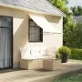 Toldo retráctil de tela y acero crema 100x150 cm de vidaXL, Toldos - Ref: Foro24-368757, Precio: 30,21 €, Descuento: %