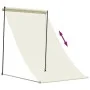 Toldo retráctil de tela y acero crema 100x150 cm de vidaXL, Toldos - Ref: Foro24-368757, Precio: 30,21 €, Descuento: %