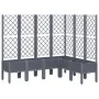 Jardinera con enrejado PP azul gris 160x120x142 cm de vidaXL, Maceteros y jardineras - Ref: Foro24-367936, Precio: 143,49 €, ...