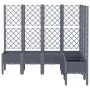 Jardinera con enrejado PP azul gris 160x120x142 cm de vidaXL, Maceteros y jardineras - Ref: Foro24-367936, Precio: 143,49 €, ...