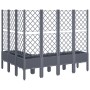 Jardinera con enrejado PP azul gris 160x120x142 cm de vidaXL, Maceteros y jardineras - Ref: Foro24-367936, Precio: 179,94 €, ...