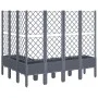 Jardinera con enrejado PP azul gris 160x120x142 cm de vidaXL, Maceteros y jardineras - Ref: Foro24-367936, Precio: 143,49 €, ...