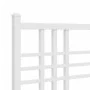 Estructura cama con cabecero y estribo metal blanco 137x190 cm de vidaXL, Camas y somieres - Ref: Foro24-376390, Precio: 108,...
