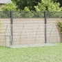 Conejera acero galvanizado plateado 300x105x120 cm de vidaXL, Jaulas y habitáculos para animales pequeños - Ref: Foro24-32815...