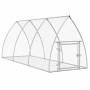 Conejera acero galvanizado plateado 300x105x120 cm de vidaXL, Jaulas y habitáculos para animales pequeños - Ref: Foro24-32815...