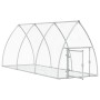 Conejera acero galvanizado plateado 300x105x120 cm de vidaXL, Jaulas y habitáculos para animales pequeños - Ref: Foro24-32815...