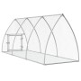 Conejera acero galvanizado plateado 300x105x120 cm de vidaXL, Jaulas y habitáculos para animales pequeños - Ref: Foro24-32815...