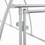 Conejera acero galvanizado plateado 300x105x120 cm de vidaXL, Jaulas y habitáculos para animales pequeños - Ref: Foro24-32815...