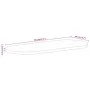 Tablero de mesa ovalado madera maciza de mango 90x40x3,8 cm by vidaXL, Table tops - Ref: Foro24-370153, Price: 56,25 €, Disco...
