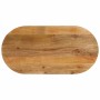 Tablero de mesa ovalado madera maciza de mango 110x50x2,5 cm de vidaXL, Tableros para mesas - Ref: Foro24-370147, Precio: 77,...