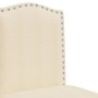 Taburetes altos 2 uds madera maciza de caucho y tela de vidaXL, Taburetes de cocina - Ref: Foro24-4006209, Precio: 112,65 €, ...