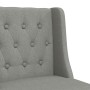 Taburetes altos 2 uds madera maciza de caucho y tela de vidaXL, Taburetes de cocina - Ref: Foro24-4006221, Precio: 130,66 €, ...