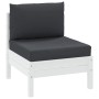 Cojines para palets 2 unidades tela Oxford negro de vidaXL, Cojines para sillas y sofás - Ref: Foro24-361761, Precio: 42,16 €...