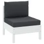 Cojines para palets 2 unidades tela Oxford negro de vidaXL, Cojines para sillas y sofás - Ref: Foro24-361761, Precio: 41,56 €...