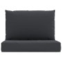 Cojines para palets 2 unidades tela Oxford negro de vidaXL, Cojines para sillas y sofás - Ref: Foro24-361761, Precio: 42,16 €...