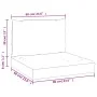 Cojines para palets 2 unidades tela Oxford negro de vidaXL, Cojines para sillas y sofás - Ref: Foro24-361761, Precio: 41,56 €...