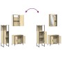 Set de muebles de baño 3 pzas madera contrachapada roble Sonoma de vidaXL, Muebles de baño - Ref: Foro24-3214821, Precio: 178...