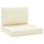 Cojines para palés 2 unidades tela Oxford blanco crema de vidaXL, Cojines para sillas y sofás - Ref: Foro24-361756, Precio: 3...