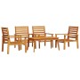Juego de muebles de jardín 5 pzas madera maciza de acacia de vidaXL, Conjuntos de jardín - Ref: Foro24-3211803, Precio: 335,0...