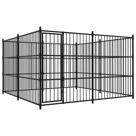 Perrera de exterior 300x300x185 cm de vidaXL, Casetas y cercados para perros - Ref: Foro24-170894, Precio: 661,37 €, Descuent...