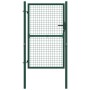 Puerta de valla de acero verde 100x175 cm de vidaXL, Puertas de jardín - Ref: Foro24-145735, Precio: 214,48 €, Descuento: %