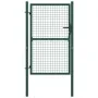Puerta de valla de acero verde 100x175 cm de vidaXL, Puertas de jardín - Ref: Foro24-145735, Precio: 209,50 €, Descuento: %