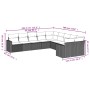 Set de sofás de jardín 10 pzas y cojines ratán sintético marrón de vidaXL, Conjuntos de jardín - Ref: Foro24-3219503, Precio:...