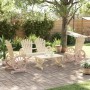 Juego de muebles de jardín 4 piezas madera maciza de abeto de vidaXL, Conjuntos de jardín - Ref: Foro24-3207125, Precio: 406,...