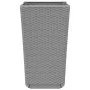 Jardineras 4 unidades PP gris claro 32,5x32,5x57 cm de vidaXL, Maceteros y jardineras - Ref: Foro24-367852, Precio: 128,19 €,...