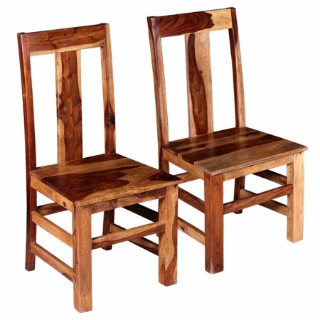 Sillas de comedor 2 uds madera maciza de acacia en Sillas de comedor | Comprar online en Foru.es
