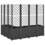 Jardinera con enrejado PP negro 160x120x140 cm de vidaXL, Maceteros y jardineras - Ref: Foro24-367878, Precio: 293,84 €, Desc...