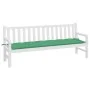 Cojín de banco de jardín tela Oxford verde 200x50x7 cm de vidaXL, Cojines para sillas y sofás - Ref: Foro24-361645, Precio: 2...