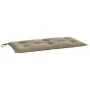 Cojín de banco de jardín tela Oxford gris taupé 110x50x7 cm de vidaXL, Cojines para sillas y sofás - Ref: Foro24-361819, Prec...