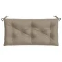 Cojín de banco de jardín tela Oxford gris taupé 110x50x7 cm de vidaXL, Cojines para sillas y sofás - Ref: Foro24-361819, Prec...