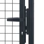 Gray Galvanized Steel Garden Mesh Gate 100x250 cm by vidaXL, garden gates - Ref: Foro24-145775, Price: 223,44 €, Discount: %
