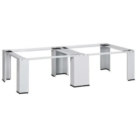 Pedestal doble de la lavadora y la secadora blanco de vidaXL, Accesorios para lavadoras y secadoras - Ref: Foro24-51194, Prec...