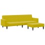 Juego de sofás 2 piezas terciopelo amarillo de vidaXL, Sofás - Ref: Foro24-3216284, Precio: 306,65 €, Descuento: %