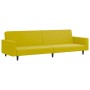 Juego de sofás 2 piezas terciopelo amarillo de vidaXL, Sofás - Ref: Foro24-3216284, Precio: 306,65 €, Descuento: %