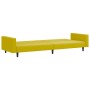 Juego de sofás 2 piezas terciopelo amarillo de vidaXL, Sofás - Ref: Foro24-3216284, Precio: 306,65 €, Descuento: %
