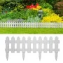 Bordes de jardín 17 unidades PP blanco 10 m by vidaXL, Garden edging and edging - Ref: Foro24-48616, Price: 41,03 €, Discount: %