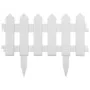 Bordes de jardín 17 unidades PP blanco 10 m by vidaXL, Garden edging and edging - Ref: Foro24-48616, Price: 41,03 €, Discount: %