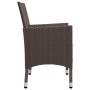 Juego de comedor para jardín 7 piezas con cojines marrón de vidaXL, Conjuntos de jardín - Ref: Foro24-3095864, Precio: 532,32...