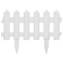 Bordes de jardín 17 unidades PP blanco 10 m by vidaXL, Garden edging and edging - Ref: Foro24-48616, Price: 41,03 €, Discount: %